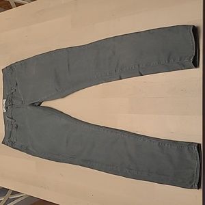 EUC PAIGE Verdugo Ankle Grey with a Green Hue Skinny Jeans with Stretch